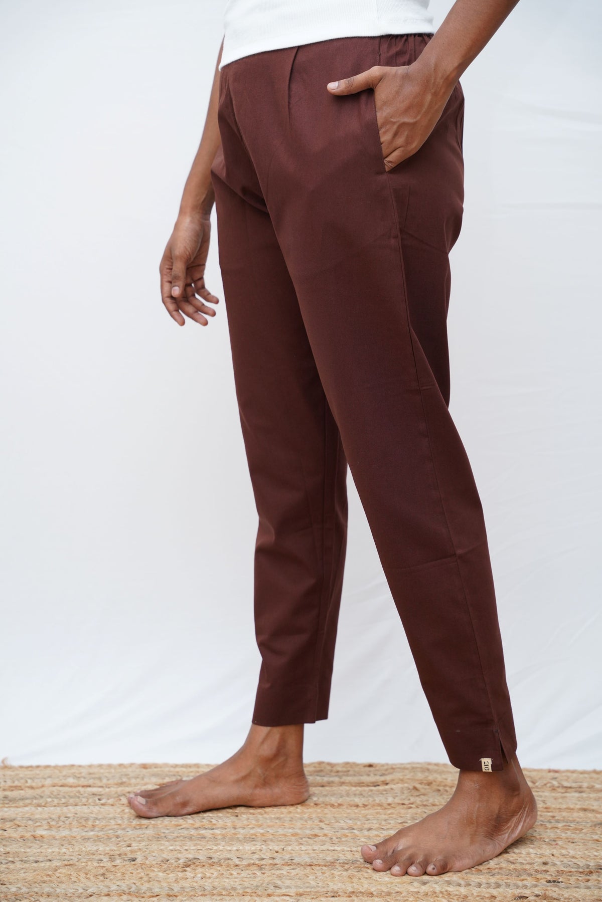 Brown True Cotton Kurti Pant