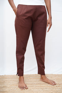 Brown True Cotton Kurti Pant