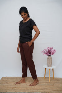 Brown True Cotton Kurti Pant