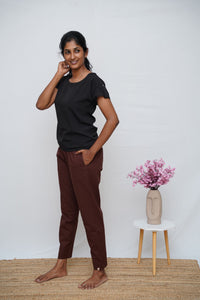 Brown True Cotton Kurti Pant