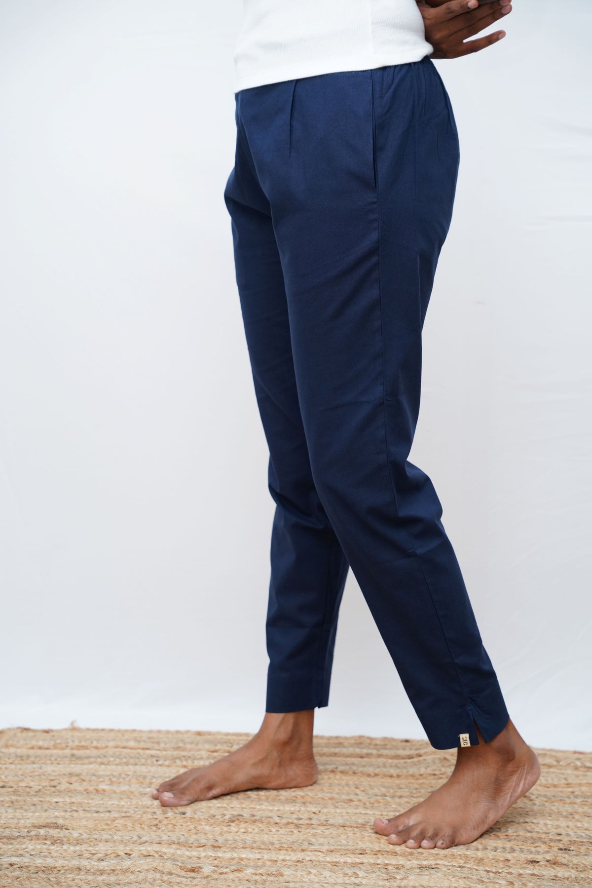 Navy Blue True Cotton Kurti Pant