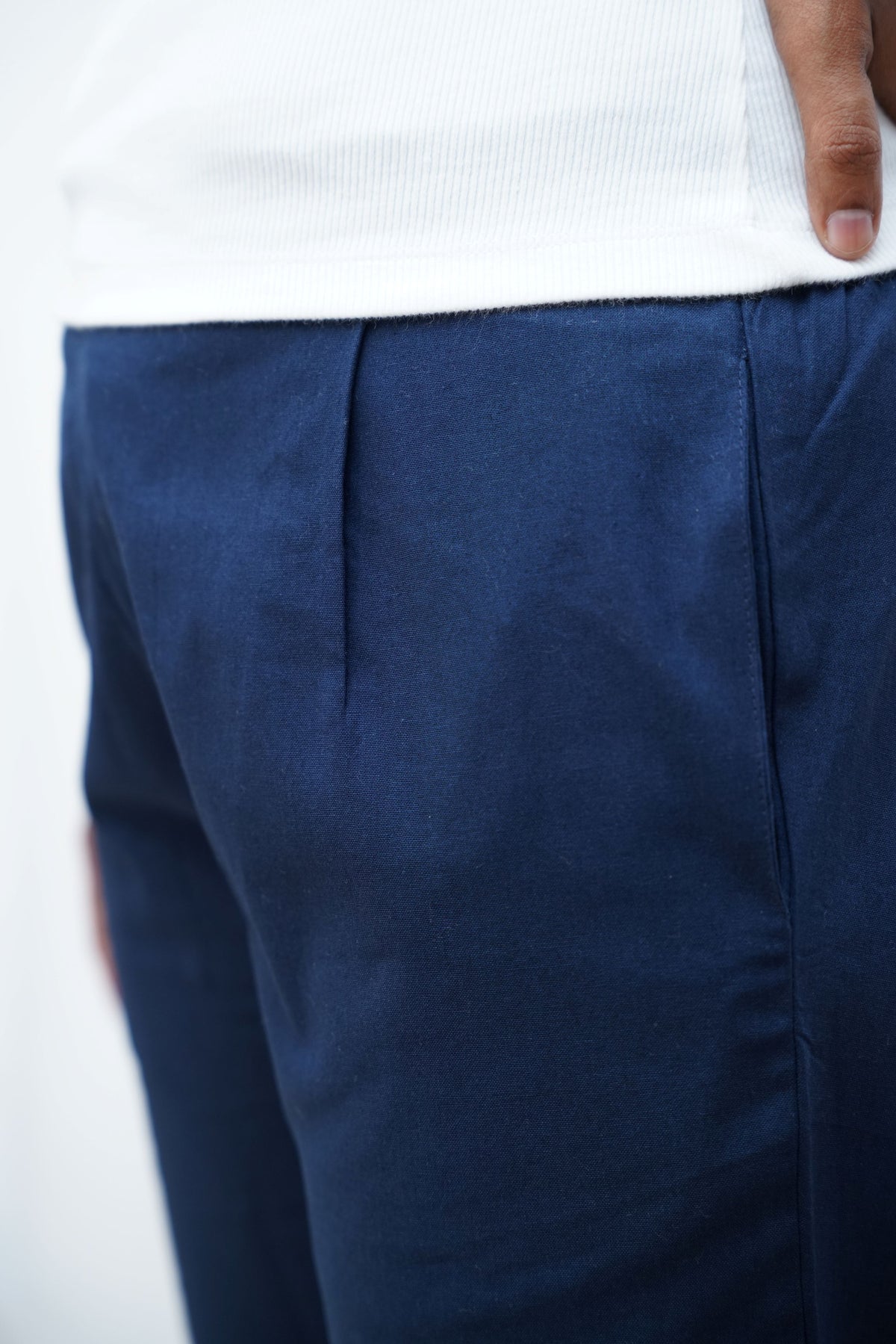 Navy Blue True Cotton Kurti Pant