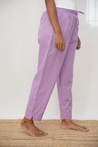 Purple True Cotton Kurti Pant