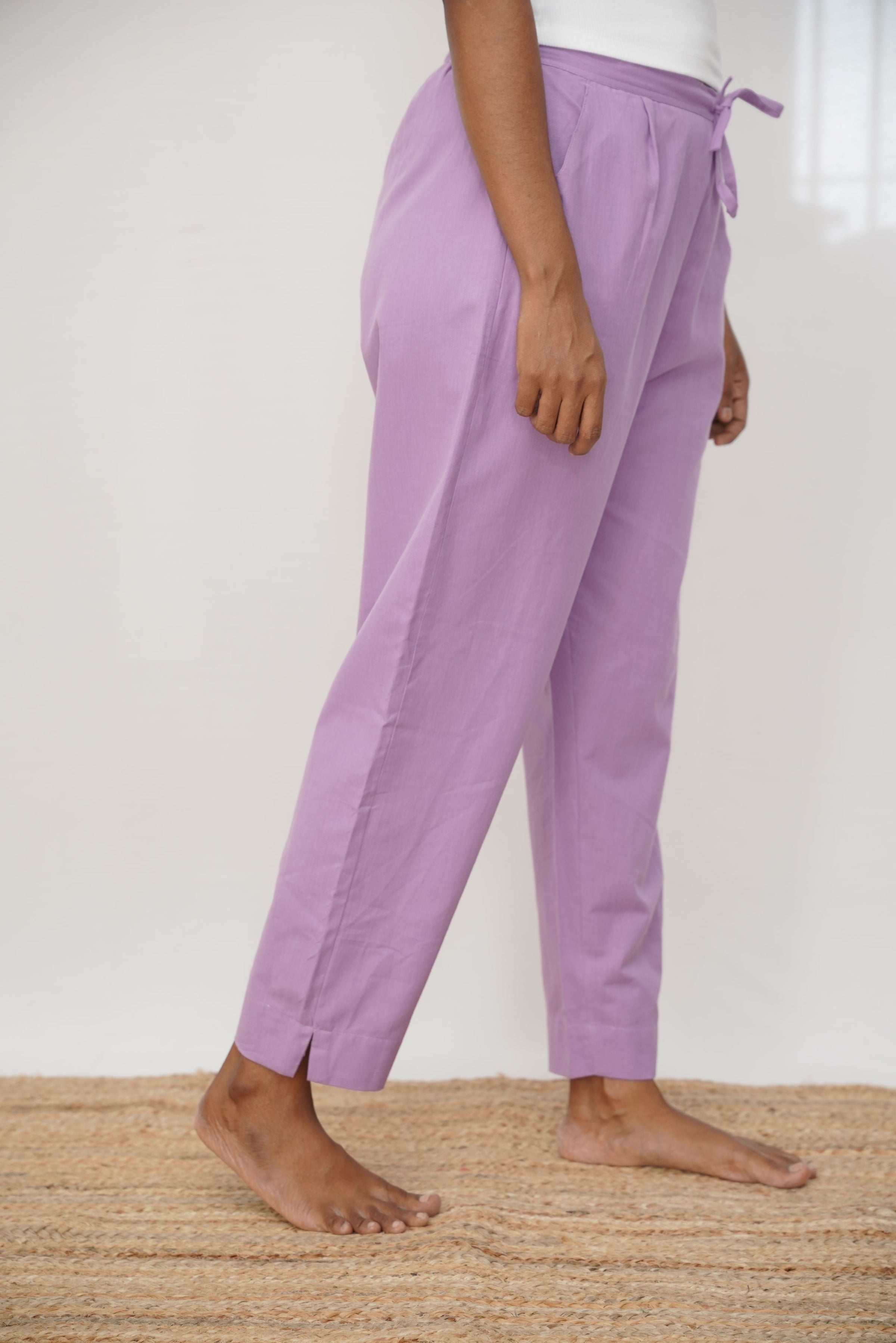 Purple True Cotton Kurti Pant