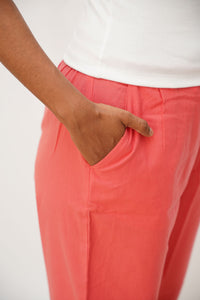 Orange True Cotton Kurti Pant
