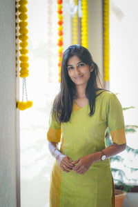 Verdant Splendor Kurti