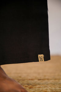 Viscose Linen Palazzo Black