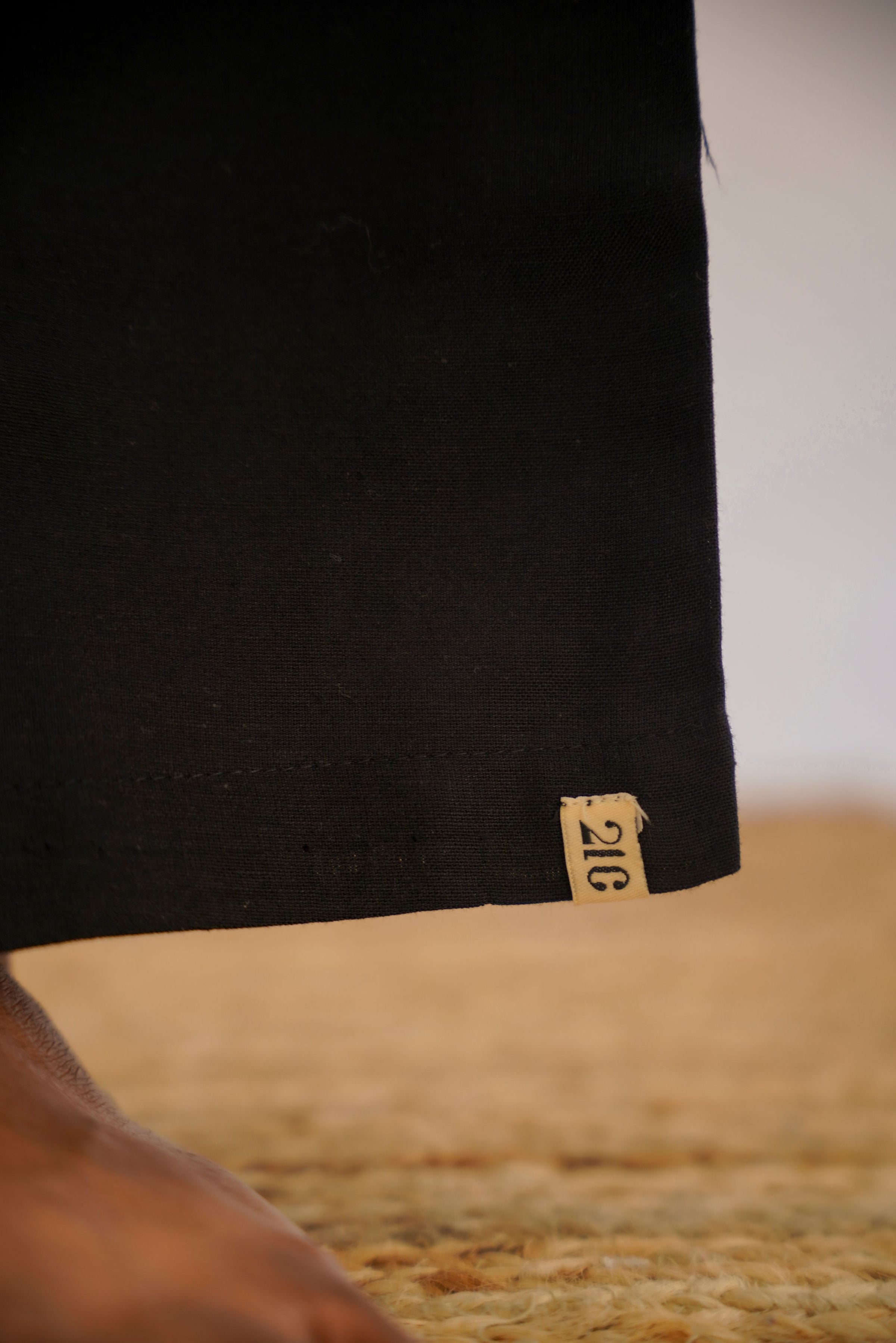 Viscose Linen Palazzo Black