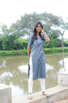 Grey Aura Kurti Set