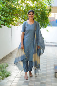 Grey Silk Set