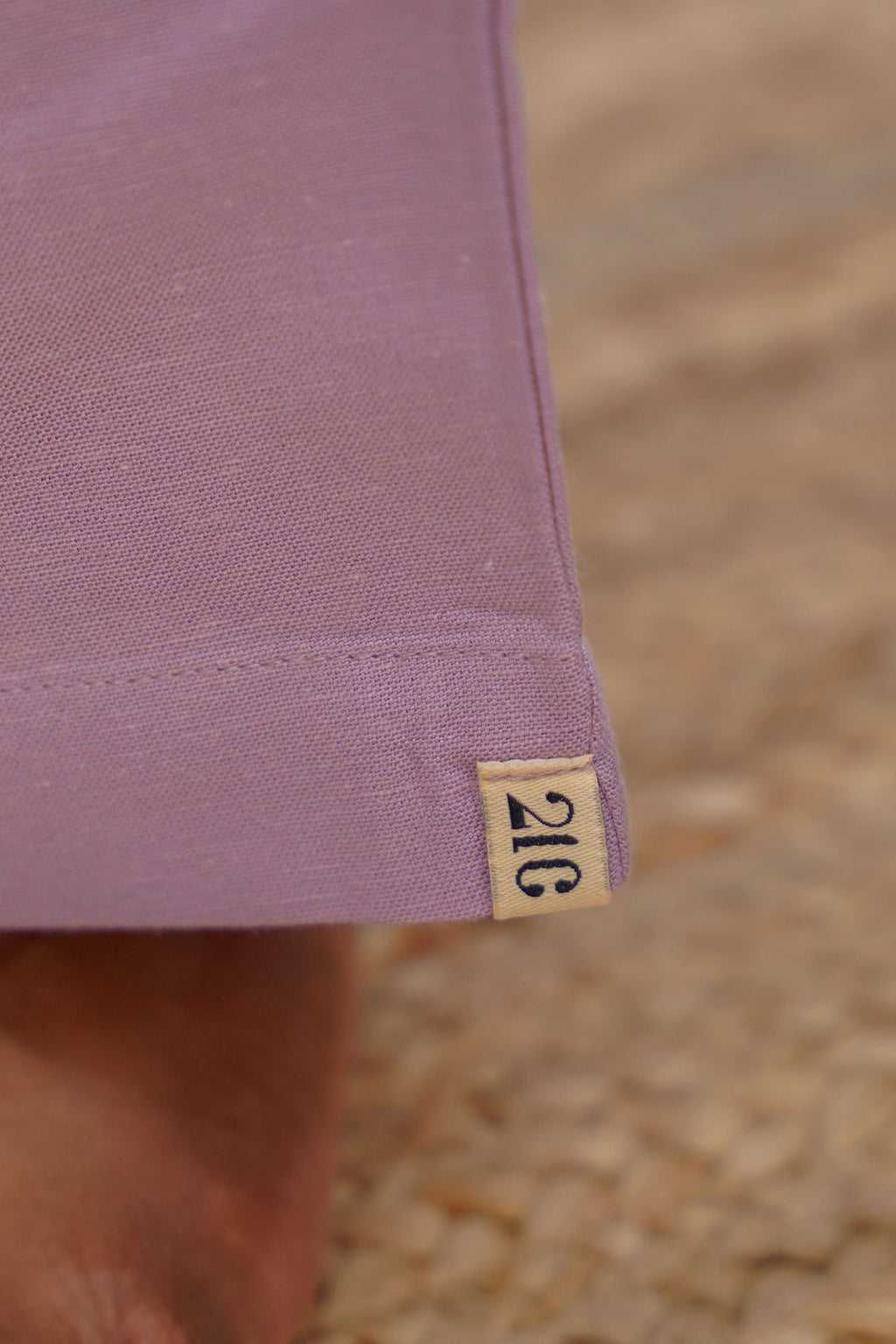 Linen Viscose Palazzo Lilac Pink