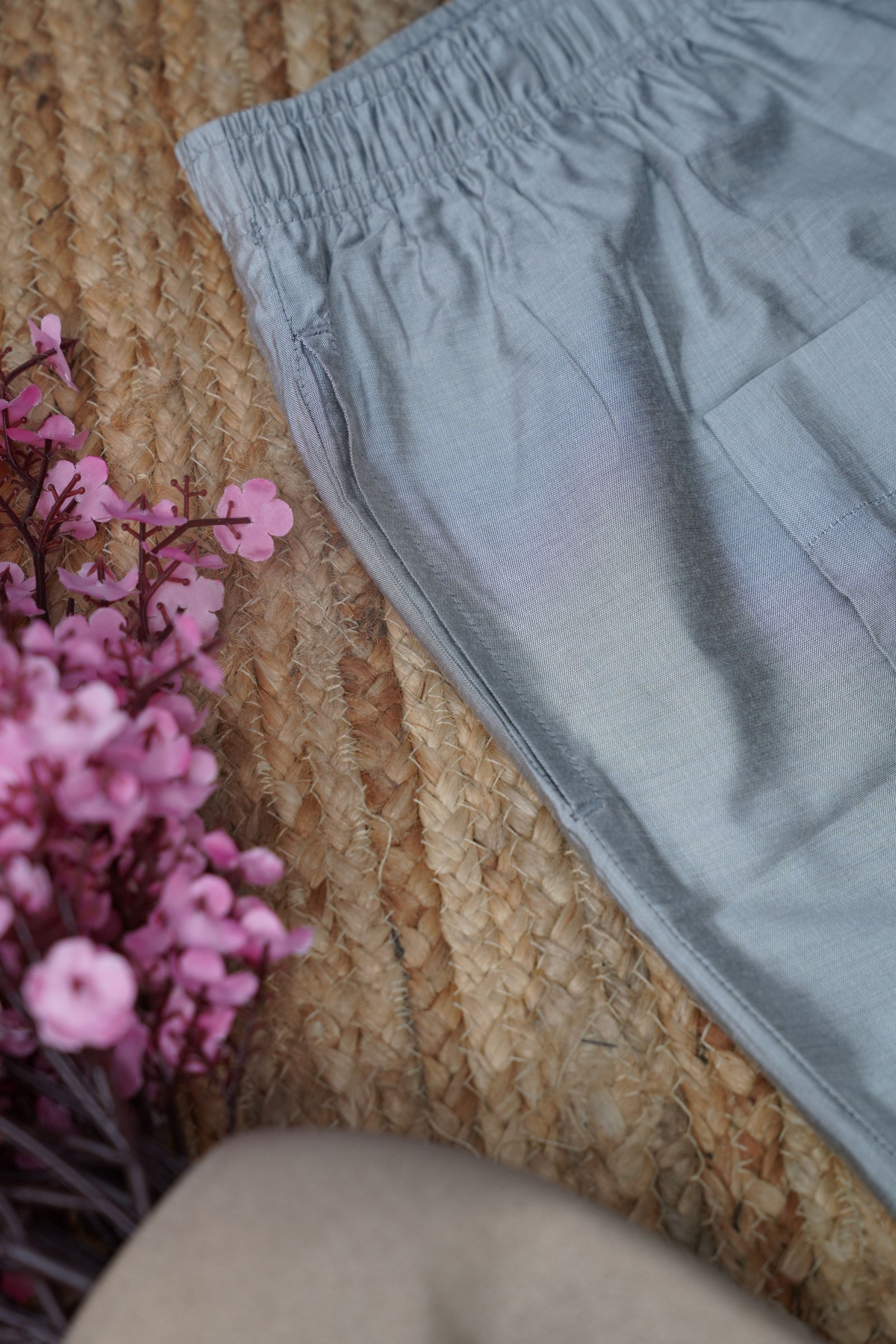 Silver Metallic Pant